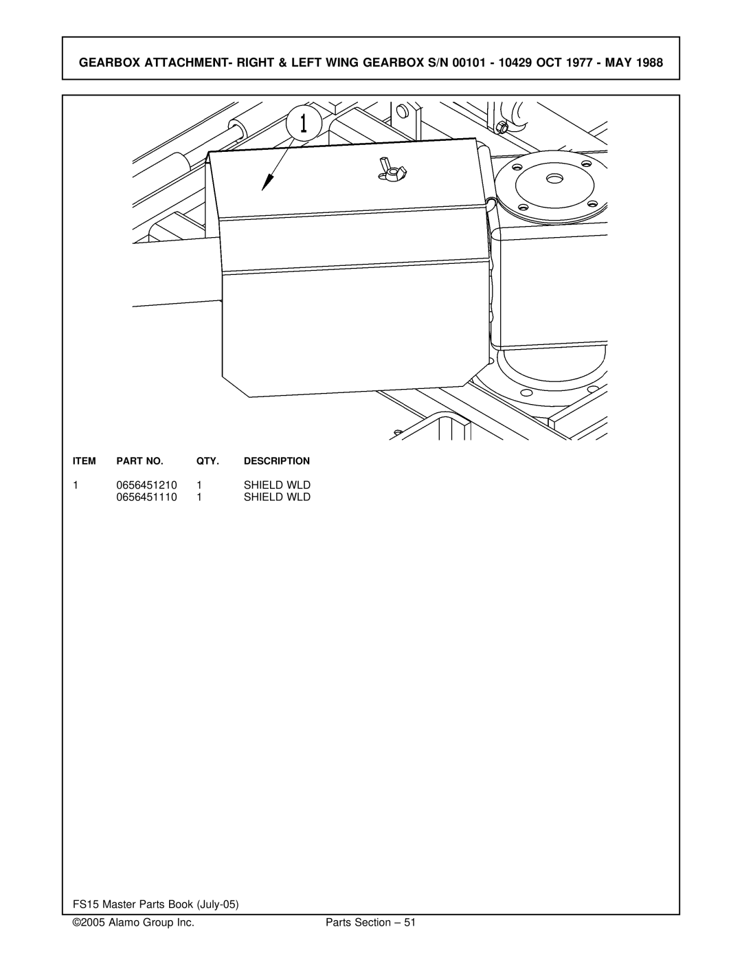 Servis-Rhino FS15 manual Shield WLD 