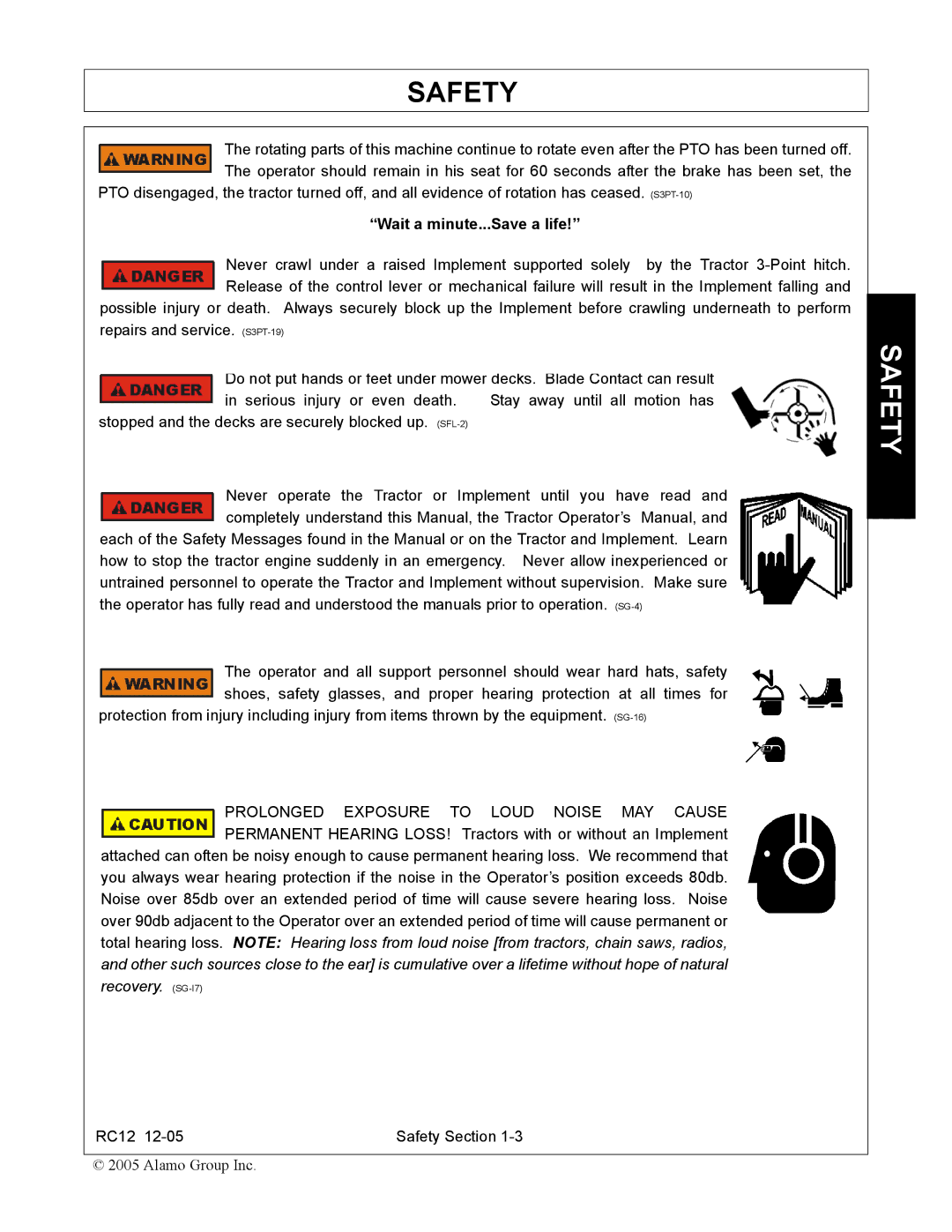 Servis-Rhino RC-12 manual Wait a minute...Save a life 