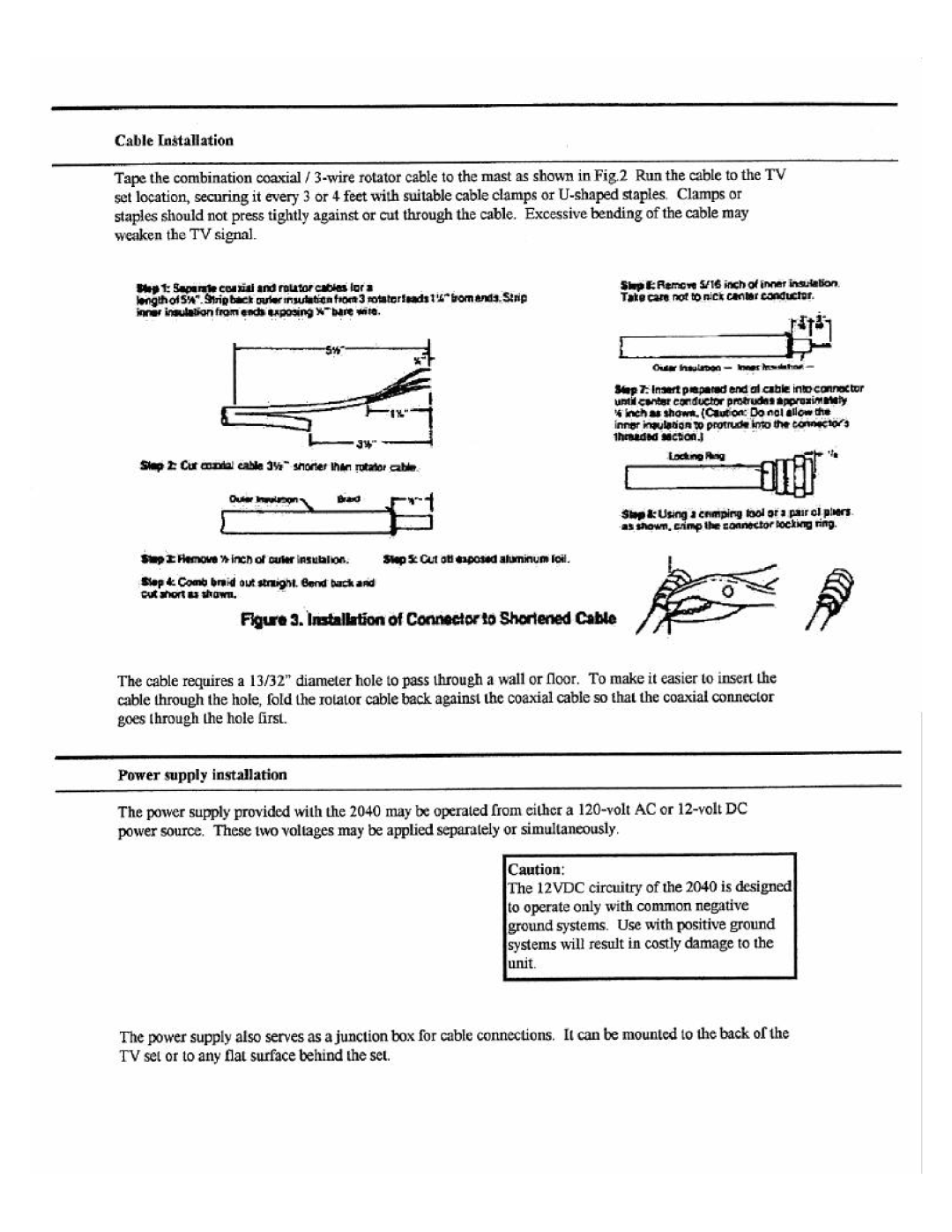 Shakespeare Electronic 2040 manual 