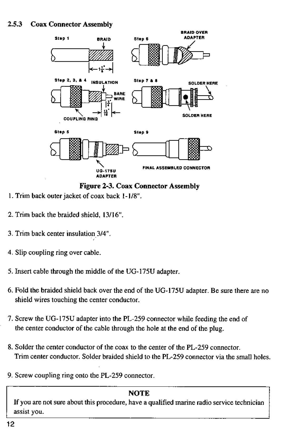 Shakespeare Electronic SE 2510 manual 