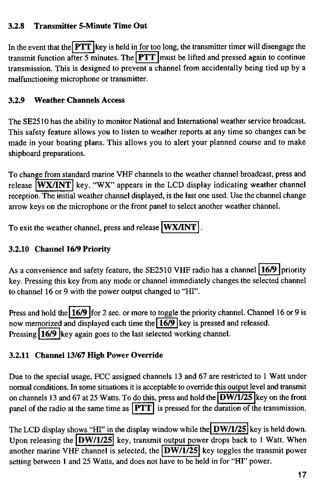 Shakespeare Electronic SE 2510 manual 