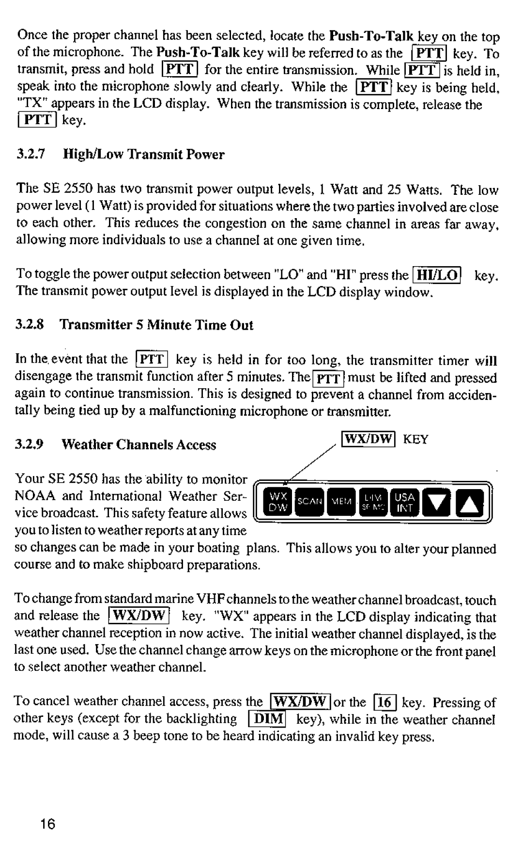 Shakespeare Electronic SE 2550 manual 