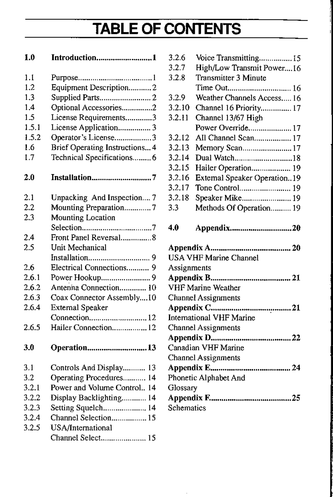 Shakespeare Electronic SE 2550 manual 