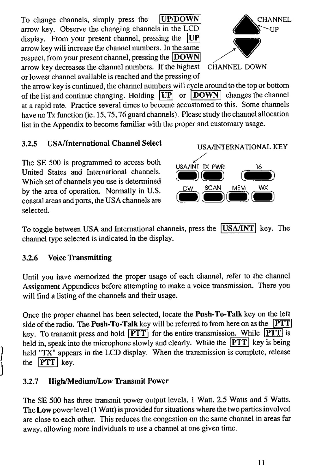 Shakespeare Electronic SE500 manual 