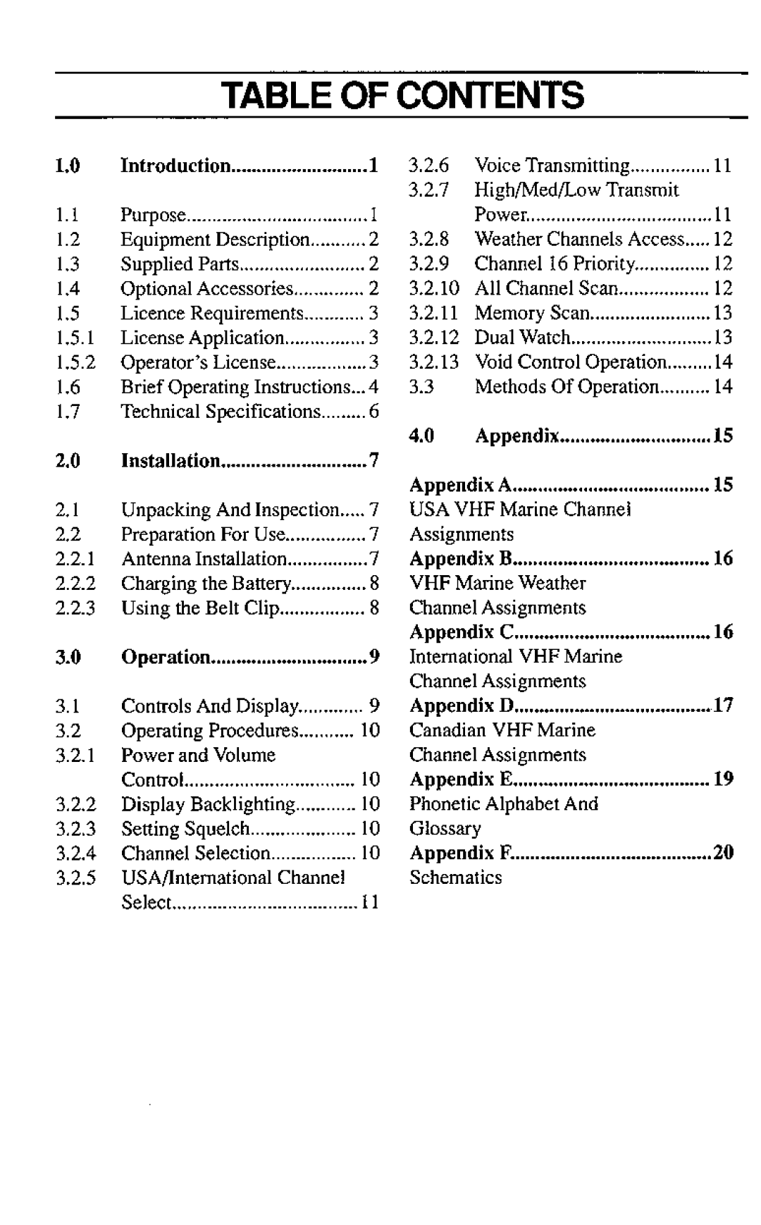 Shakespeare Electronic SE500 manual 