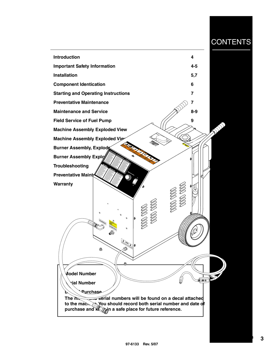 Shark HP-5030D manual Contents 