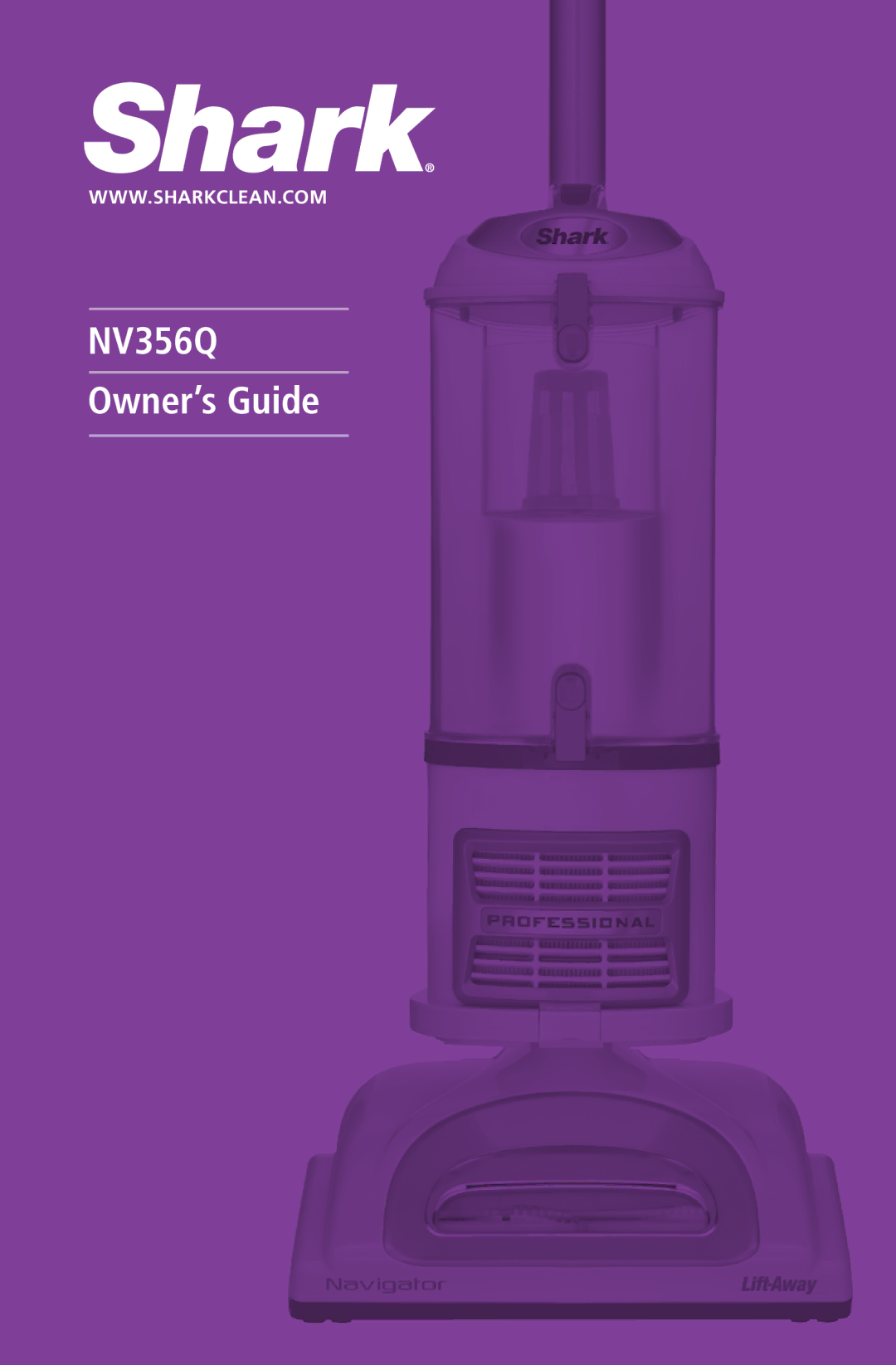 Shark manual NV356Q Owner’s Guide 