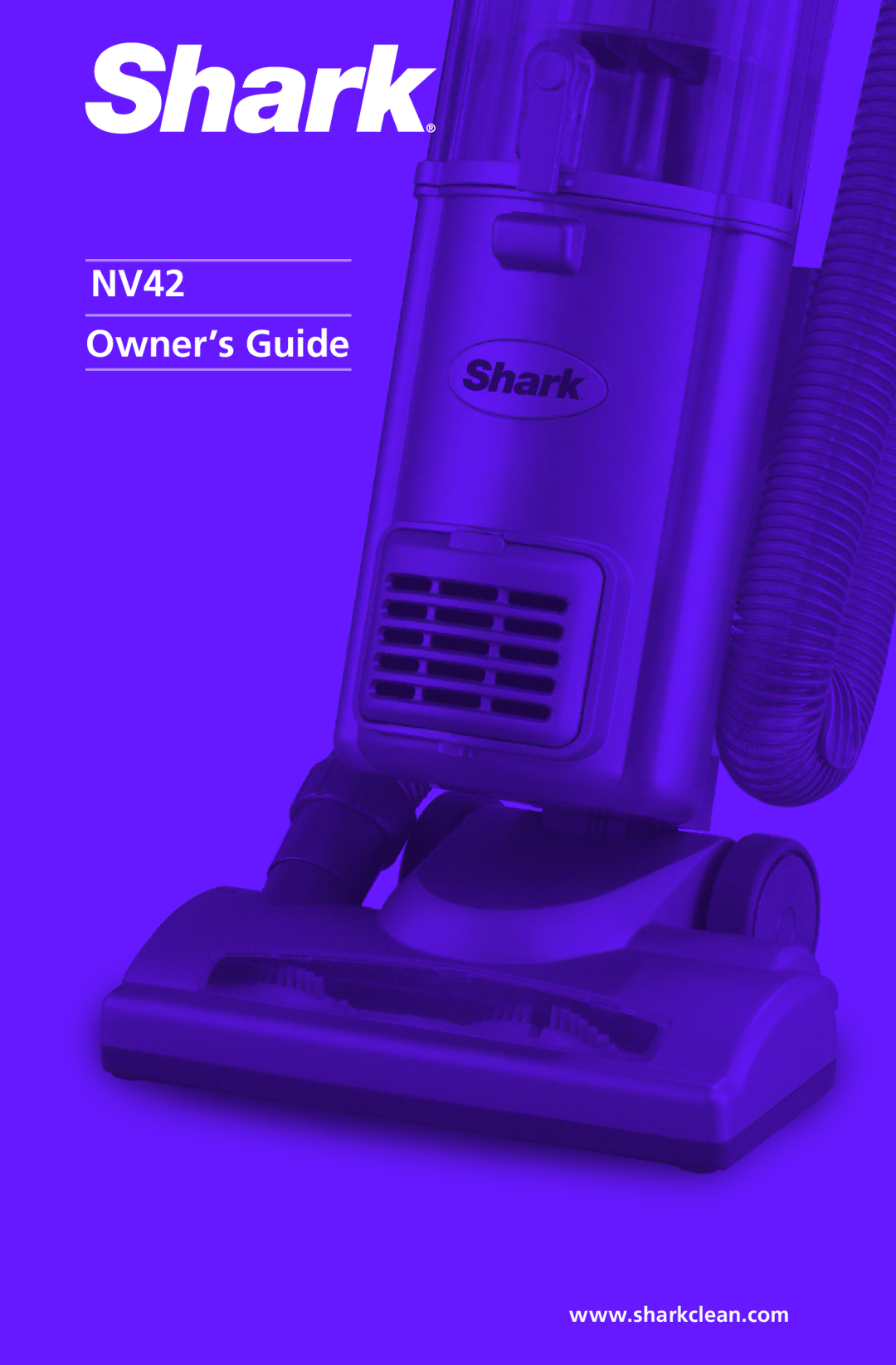 Shark manual NV42 Owner’s Guide 