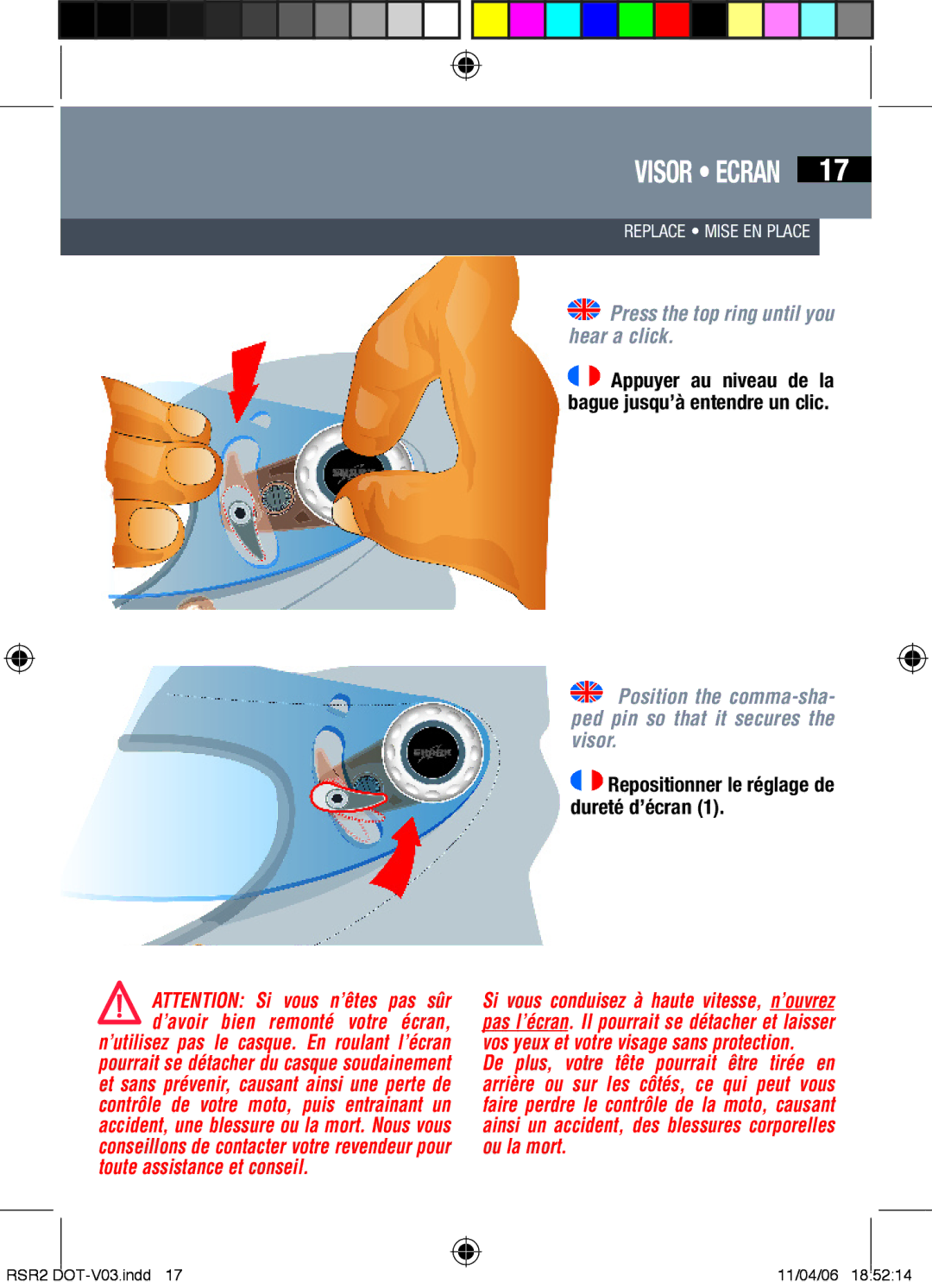 Shark RSR2 owner manual Ou la mort 