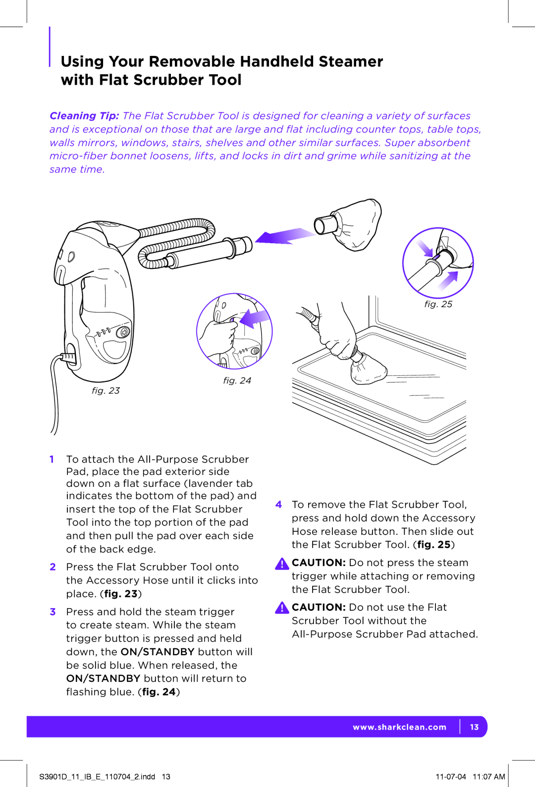 Shark manual S3901D11IBE1107042.indd 11-07-04 1107 AM 