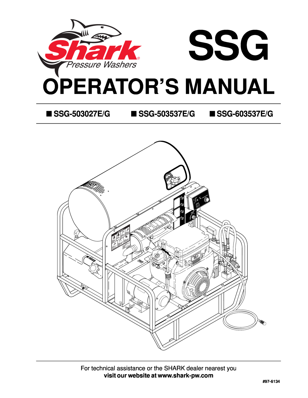 Shark SSG-503027E, SSG-503027G, SSG-503537E, SSG-503537G, SSG-603537E, SSG-603537G manual SSG-503537E/G SSG-603537E/G 