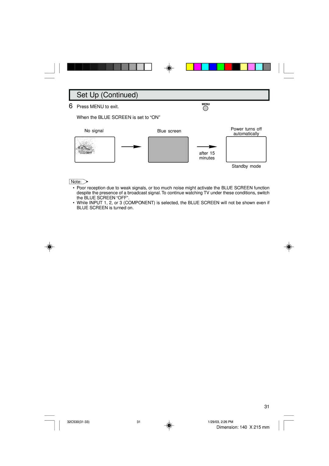 Sharp 32C530 operation manual Automatically 