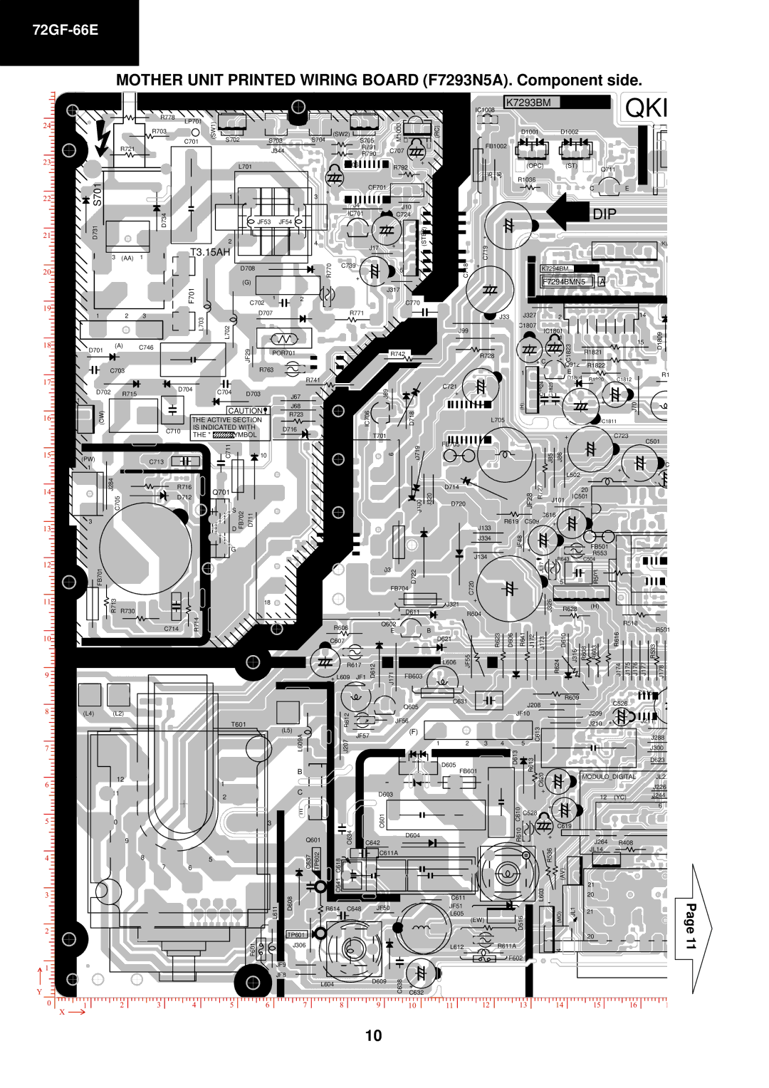 Sharp 72GF-66E service manual Qki 