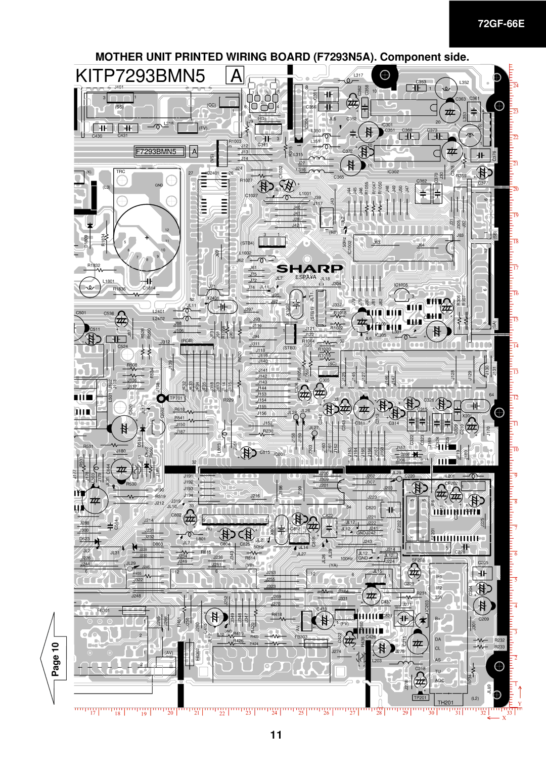 Sharp 72GF-66E service manual KITP7293BMN5 