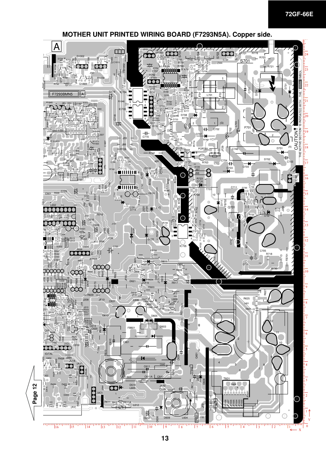 Sharp 72GF-66E service manual F7293BMN5 