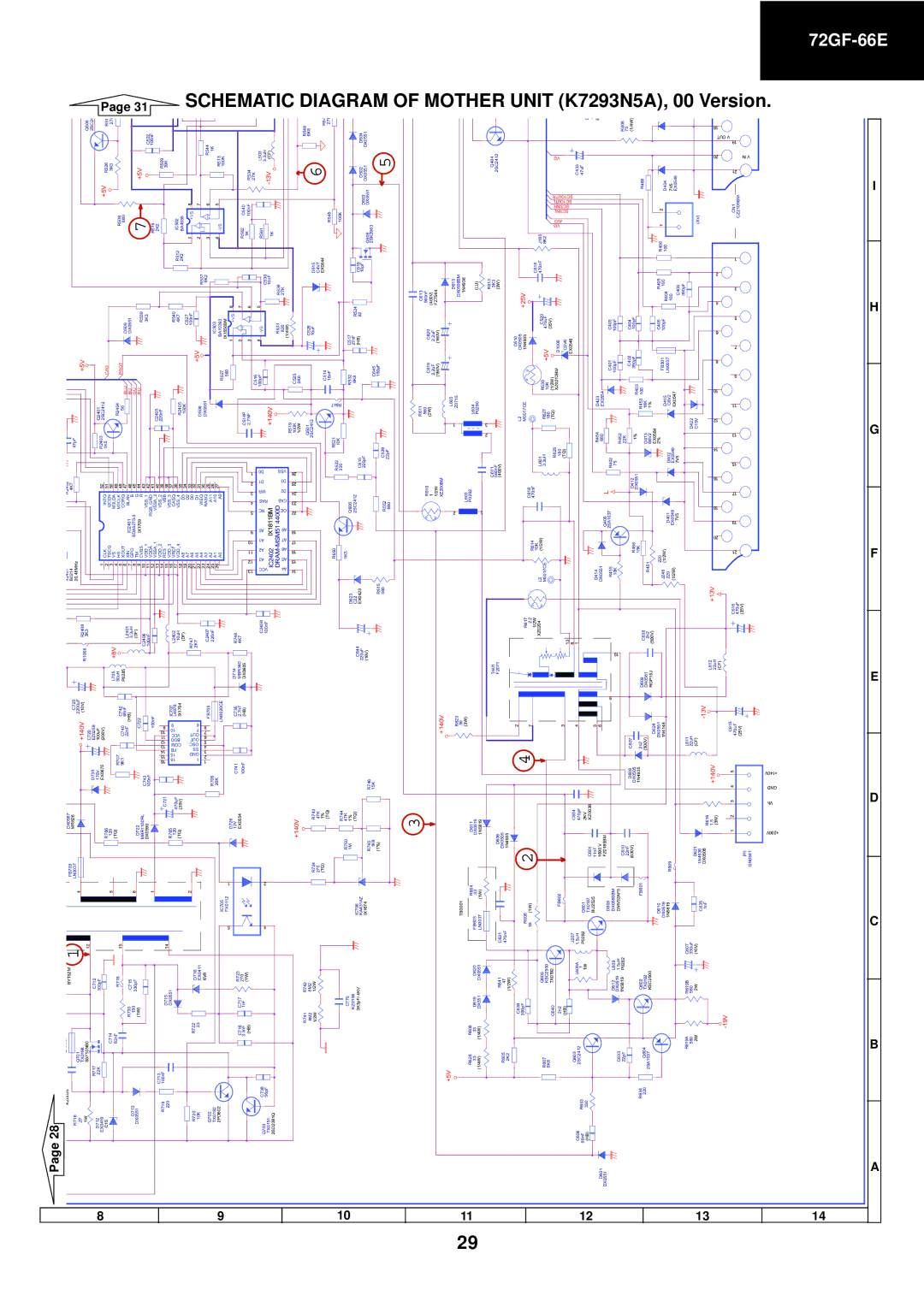 Sharp 72GF-66E service manual 