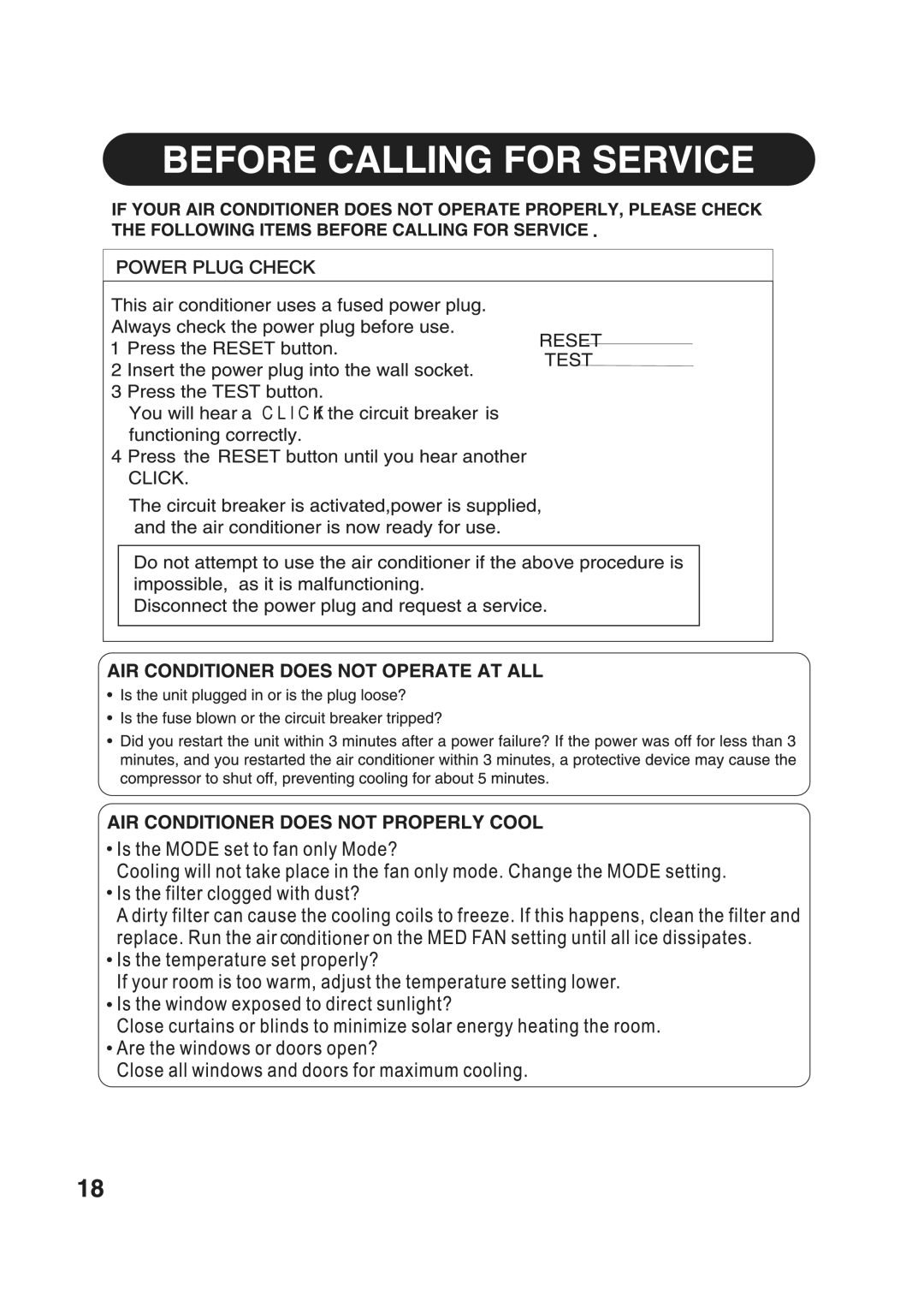 Sharp AF-Q80RX, AF-Q60RX, 66129902992 manual Click 