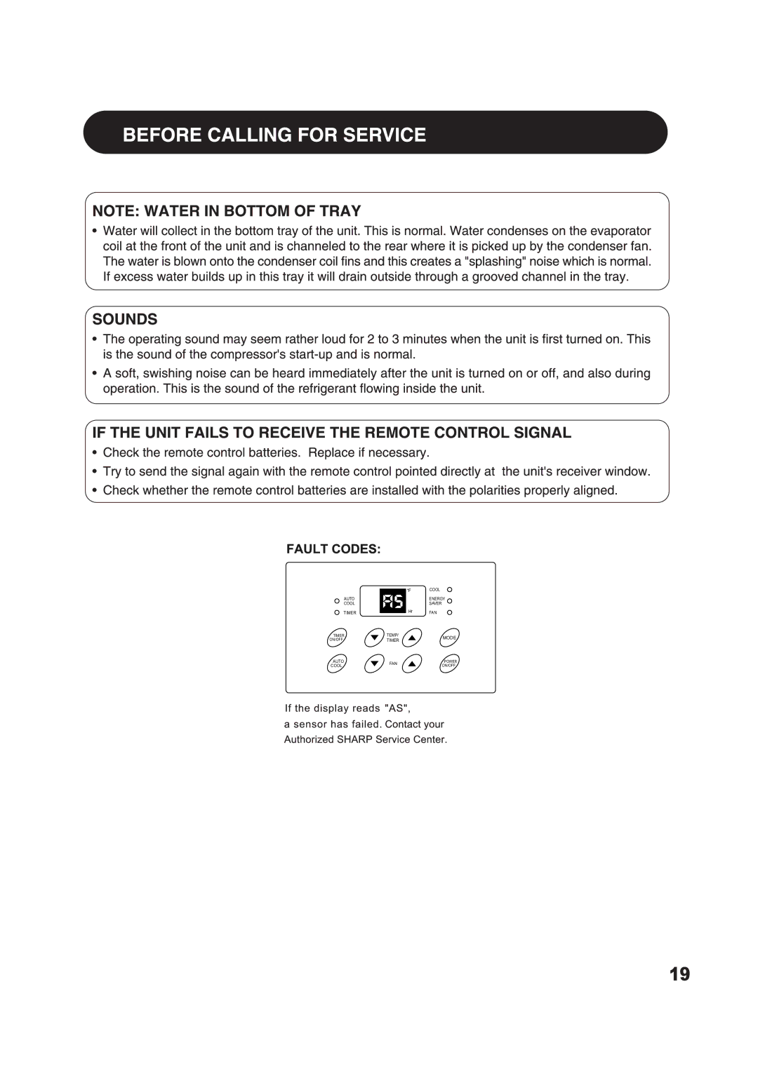 Sharp AF-Q60RX, AF-Q80RX, 66129902992 manual Cool 