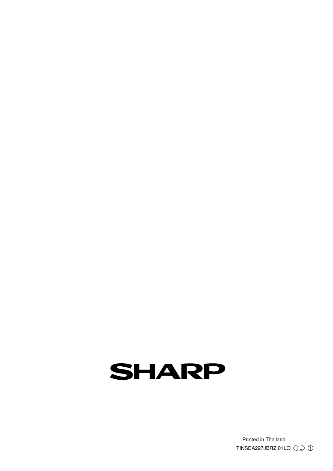 Sharp AF-R120CX, AF-R100CX, AF-R140CX operation manual Sharp Electronics Corporation 