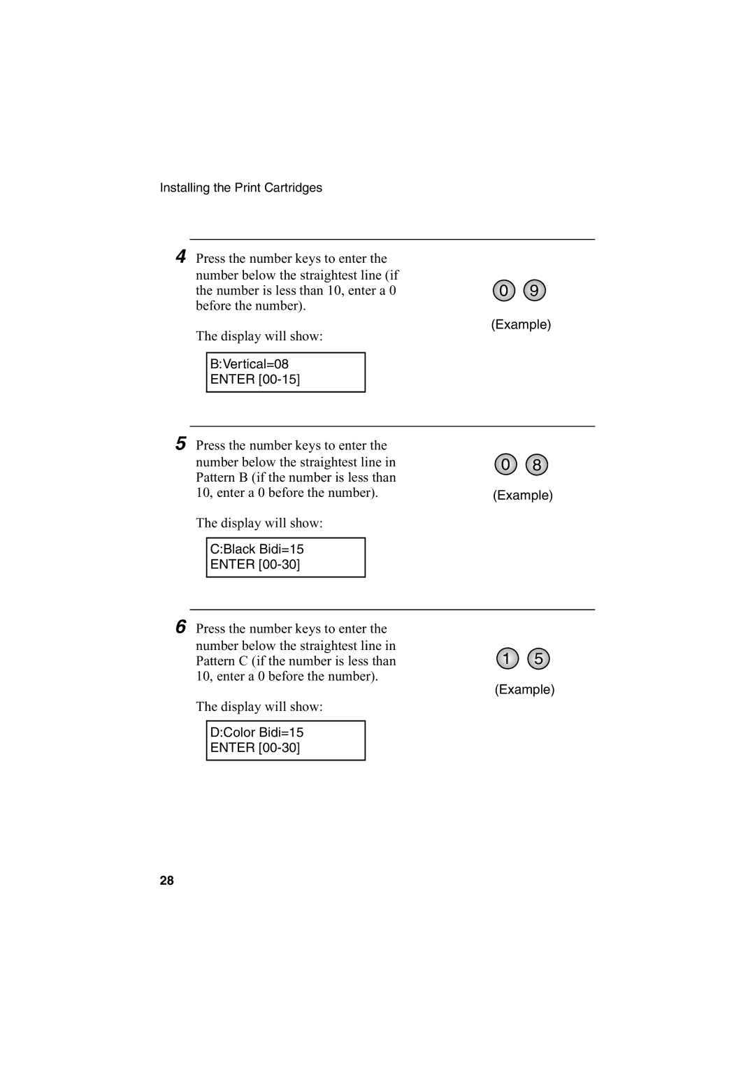 Sharp AJ-5030 operation manual Example 