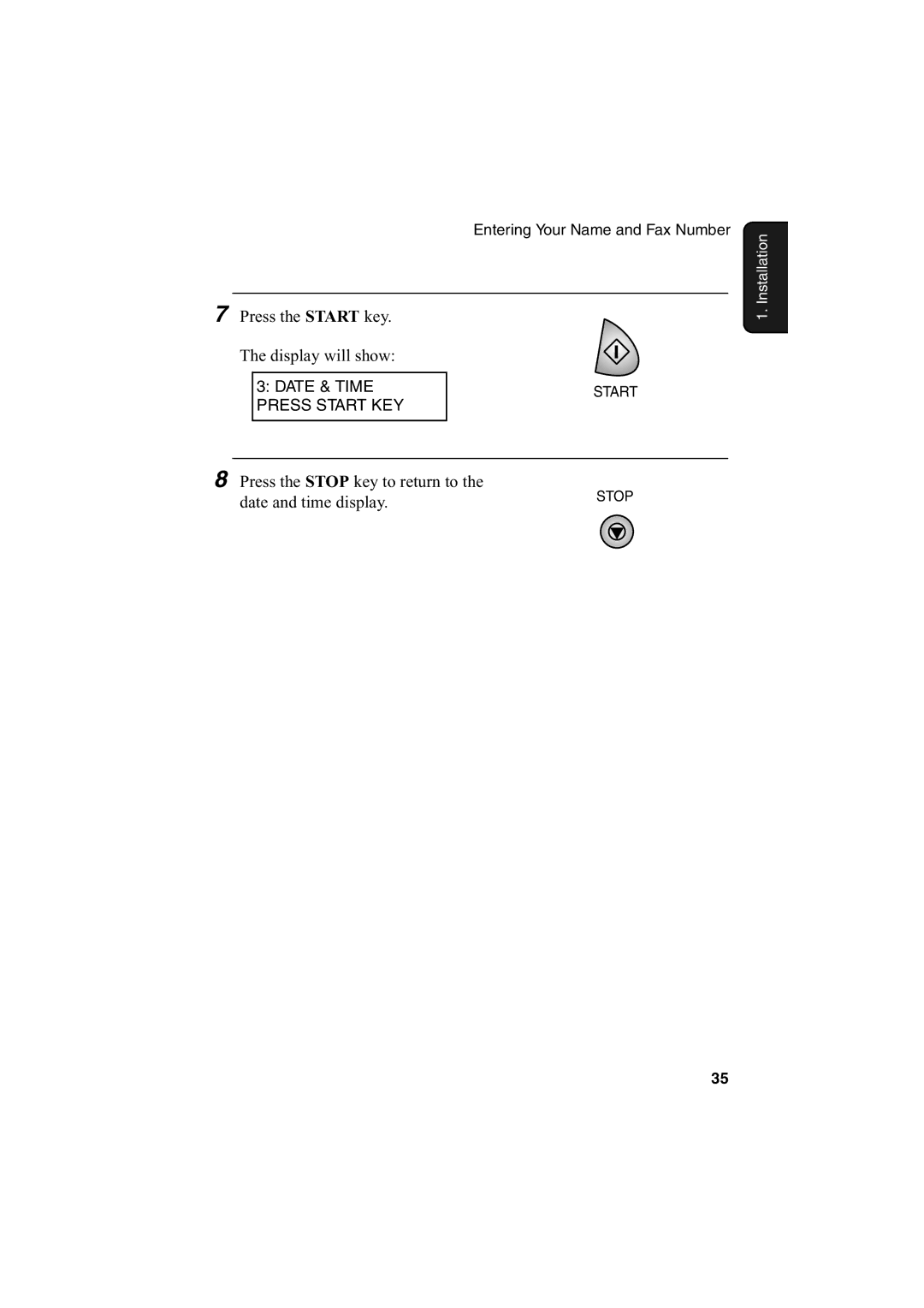 Sharp AJ-5030 operation manual Date & Time 