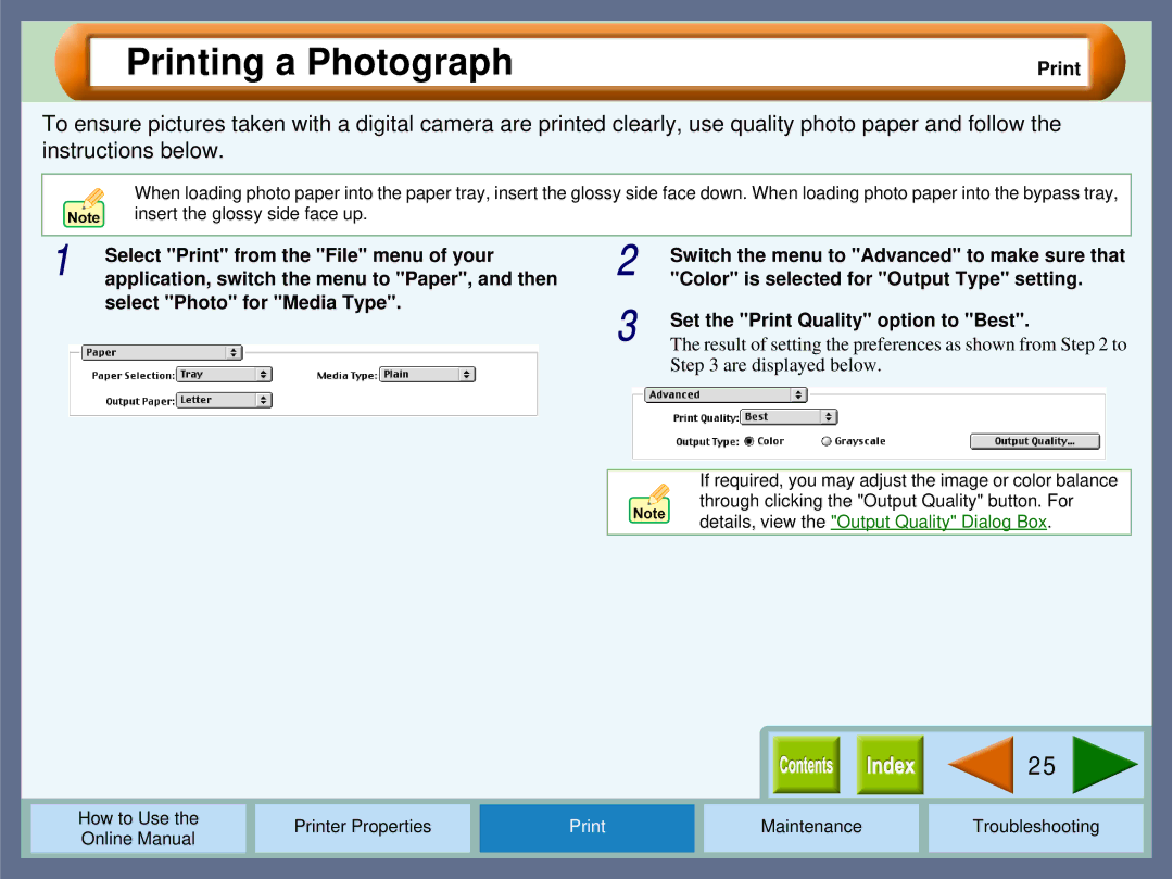 Sharp AJ2000 manual Printing a Photograph 