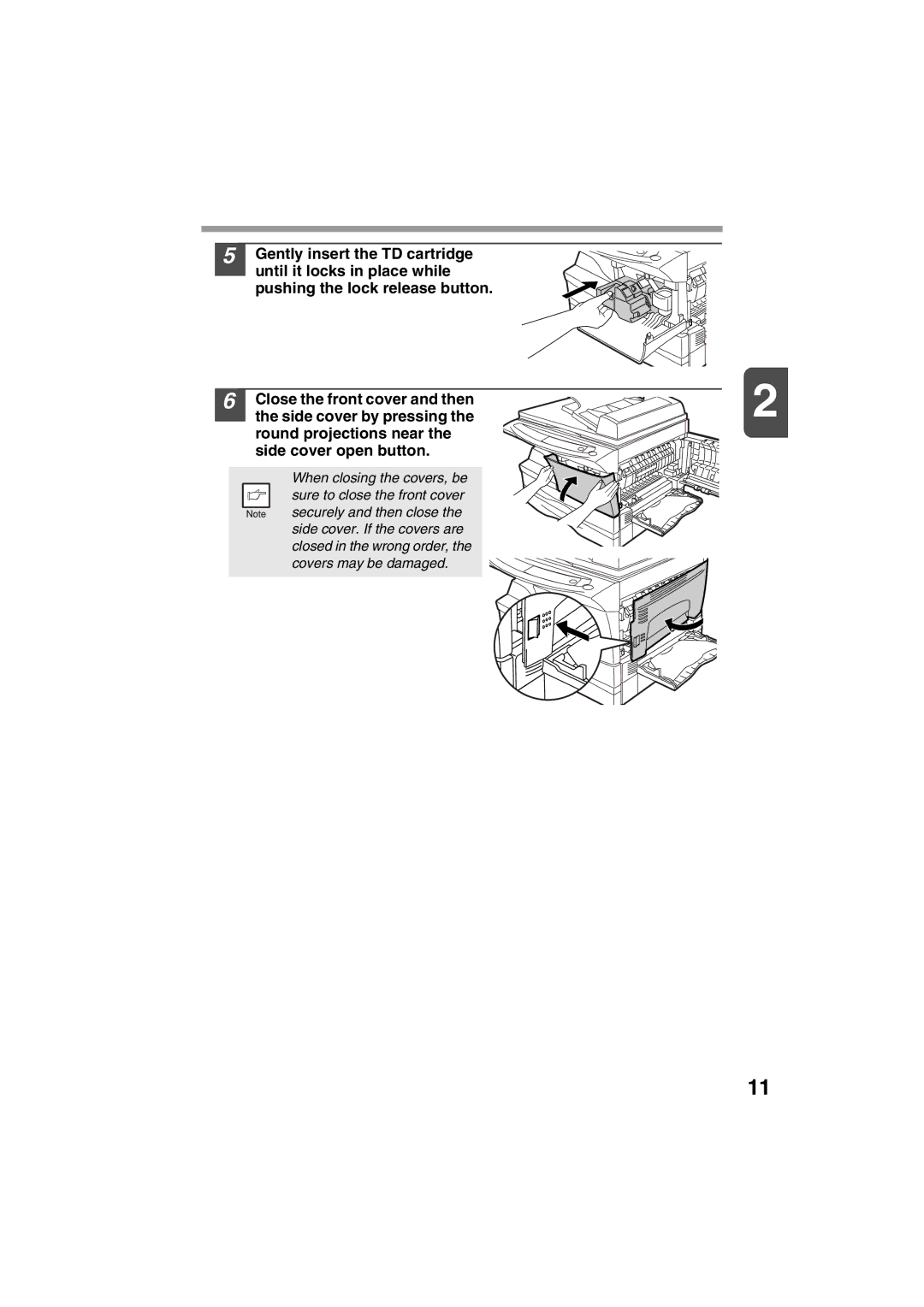 Sharp AL-1215 operation manual 