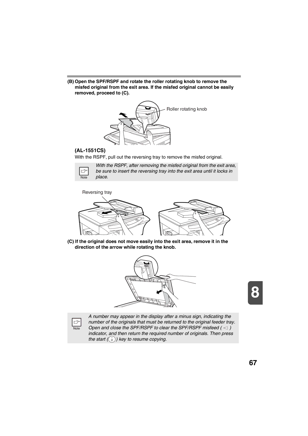 Sharp AL-1215 operation manual AL-1551CS 