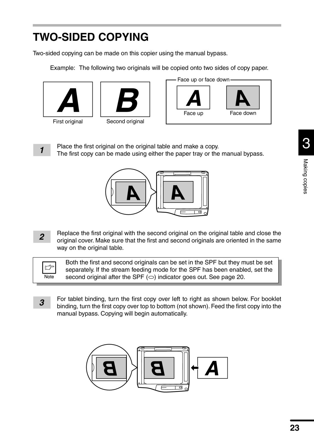 Sharp AL-1451 operation manual TWO-SIDED Copying 