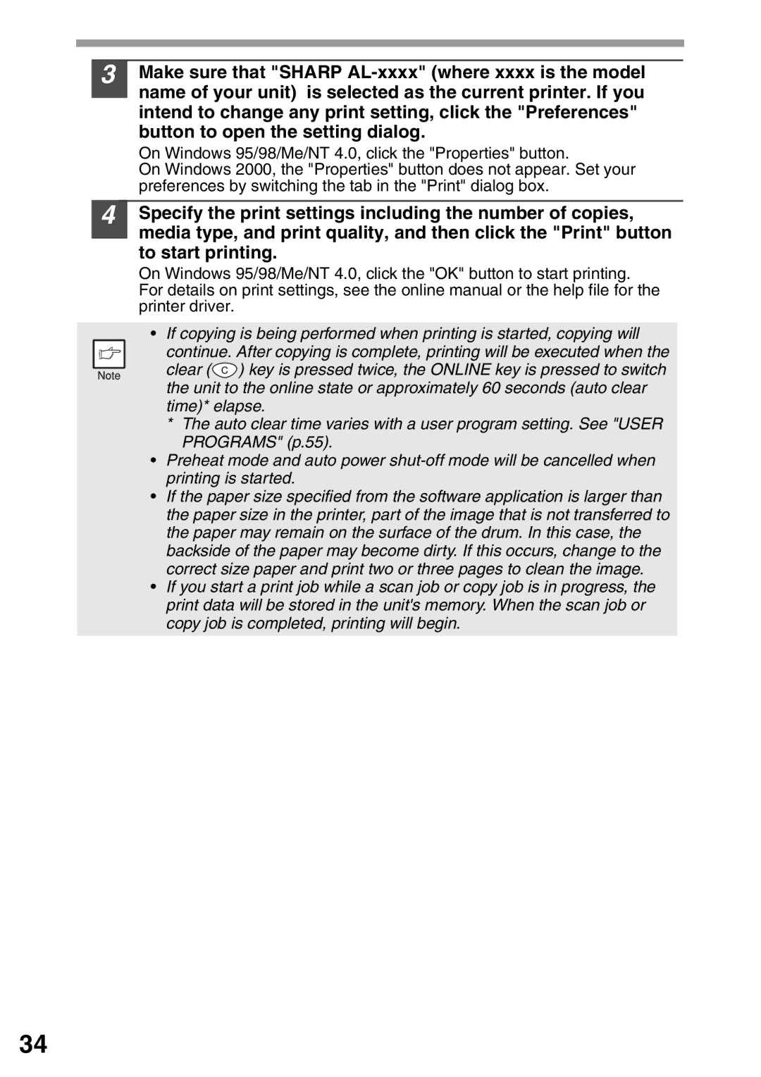 Sharp AL-1555, AL-1553, AL-1552 operation manual 