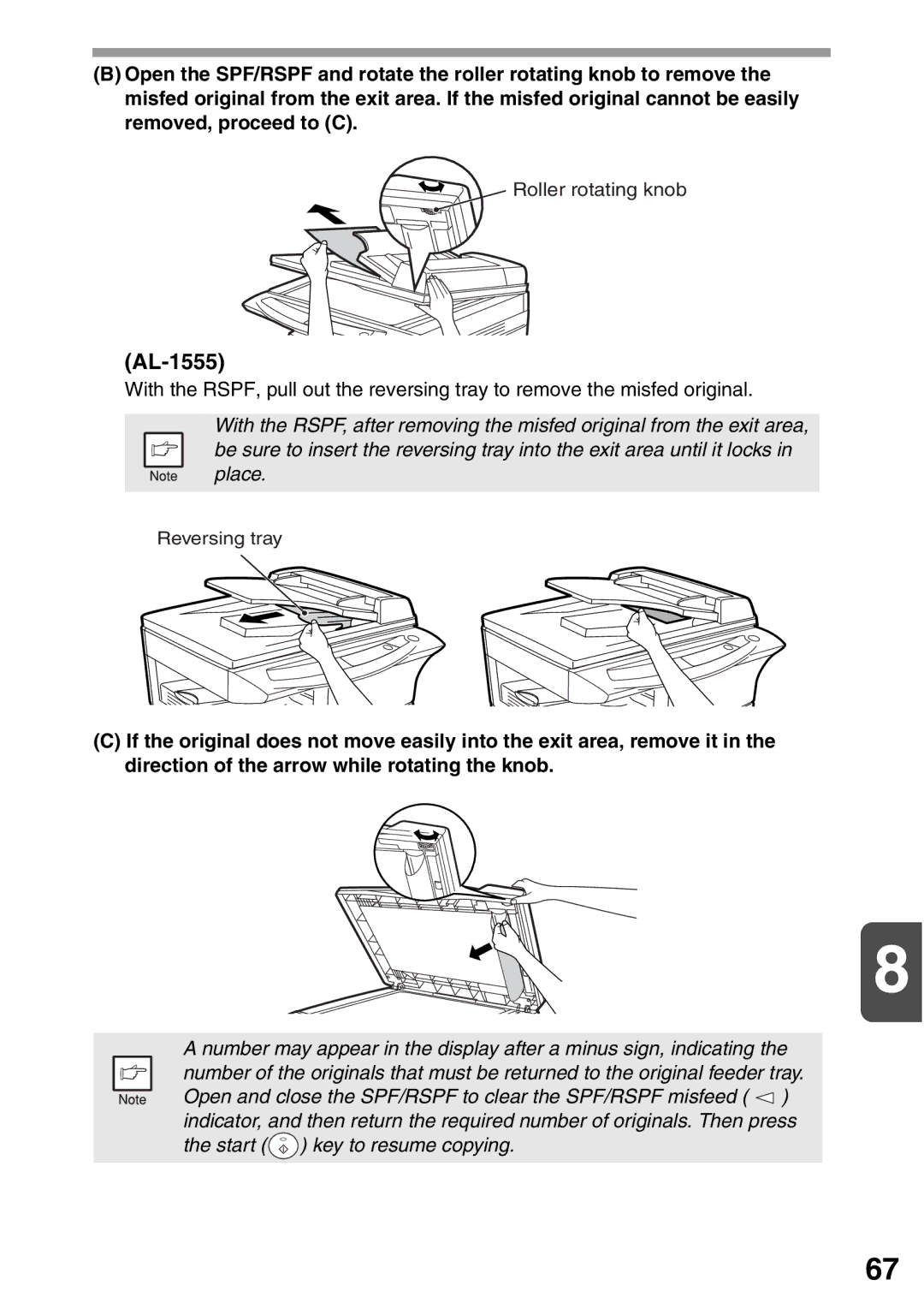 Sharp AL-1555, AL-1553, AL-1552 operation manual 