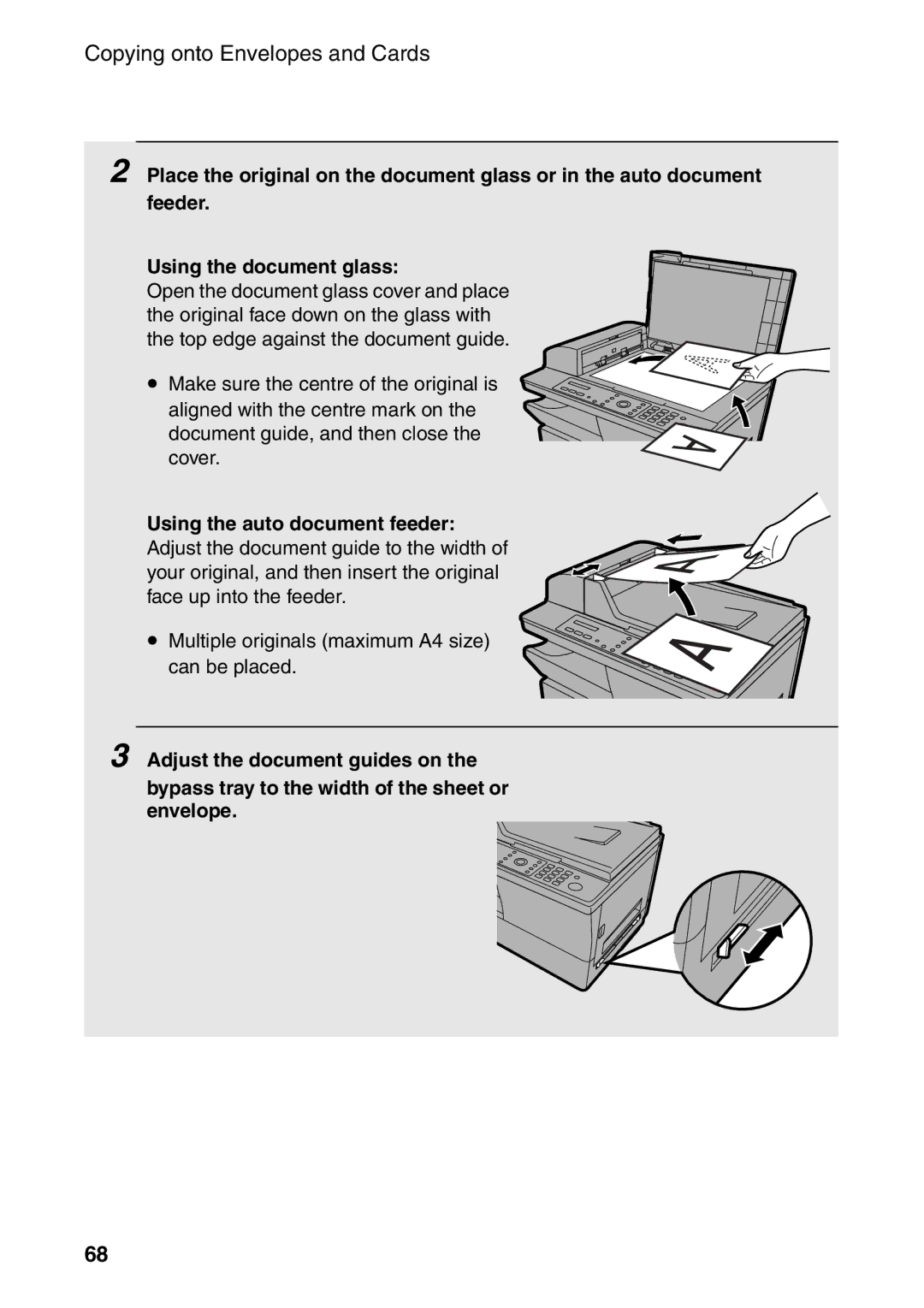 Sharp AM-300 manual Using the auto document feeder 