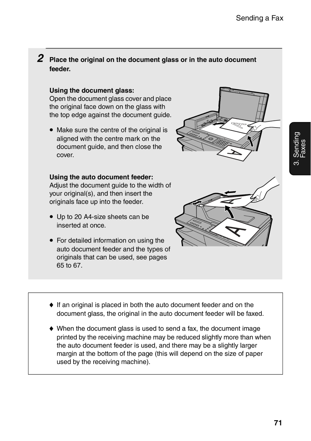 Sharp AM-300 manual Sending Faxes 