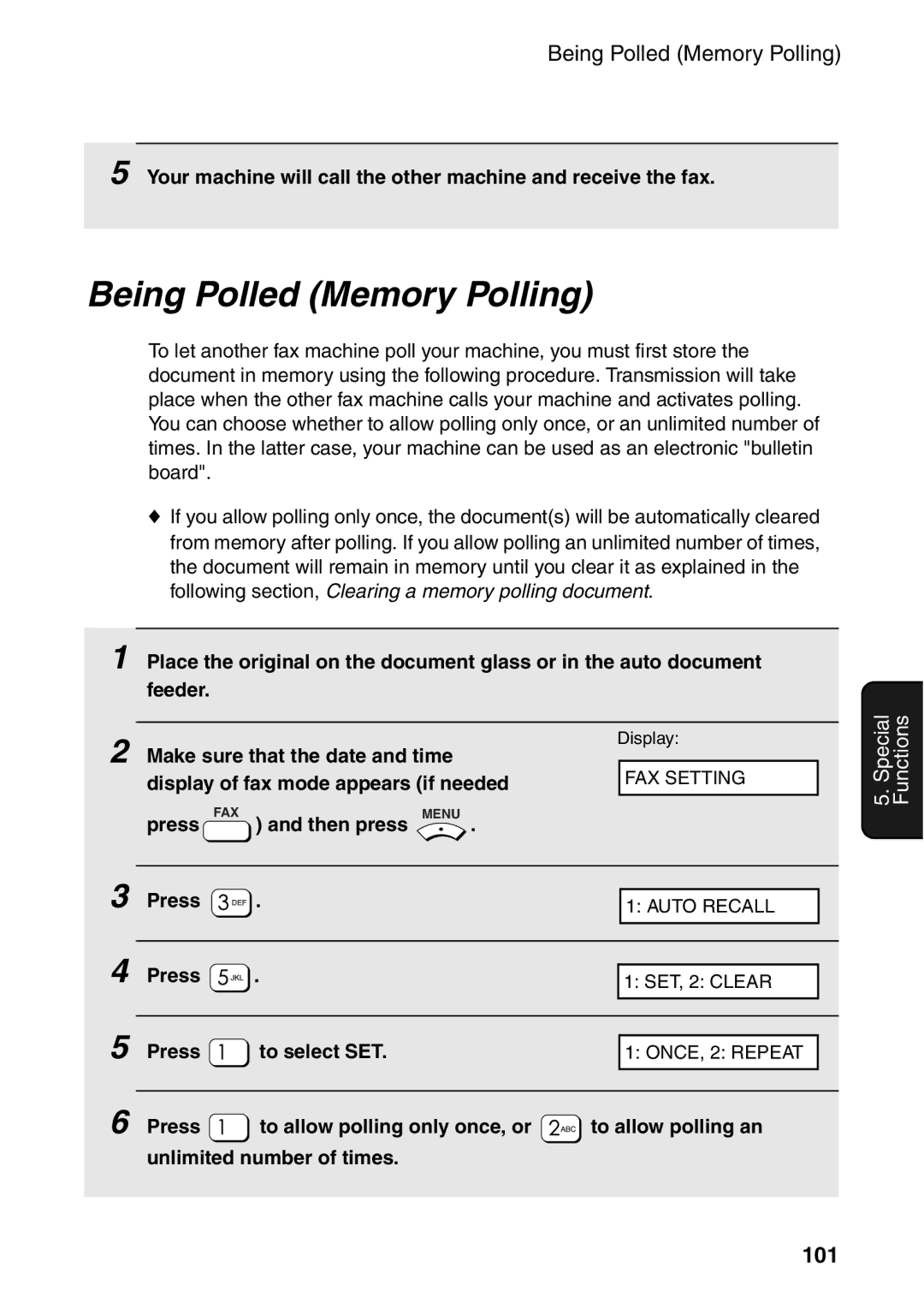 Sharp AM-400 manual Being Polled Memory Polling, 101 