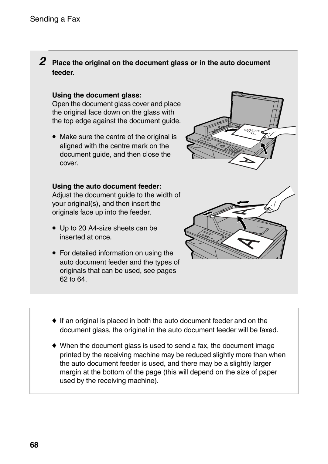 Sharp AM-400 manual Sending a Fax 