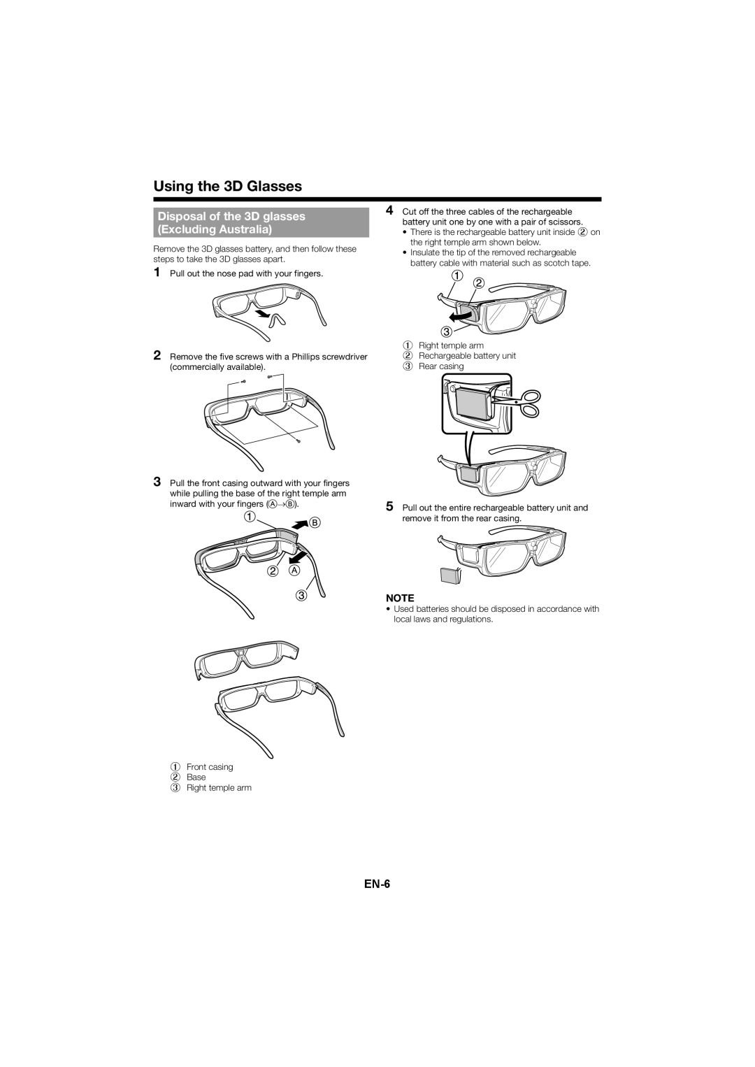 Sharp AN3DG20B, AN-3DG20 operation manual EN-6 