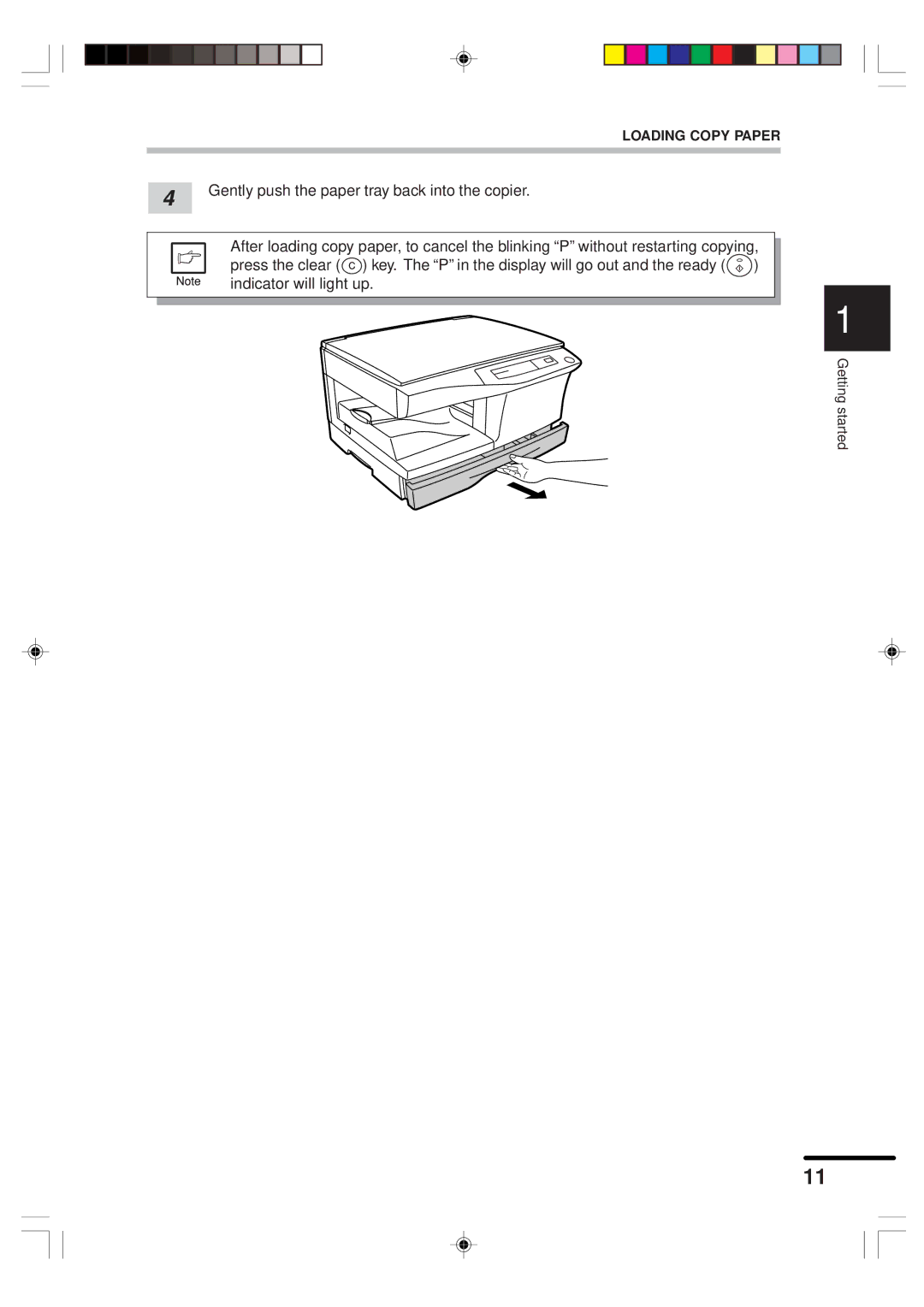 Sharp AR-151 operation manual Loading Copy Paper 