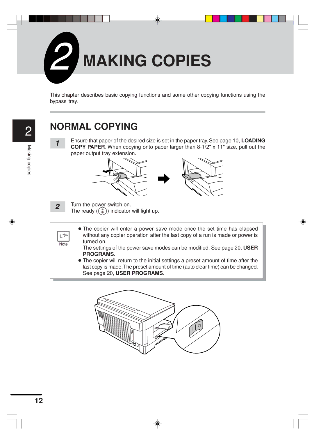 Sharp AR-151 operation manual Making Copies, Normal Copying 