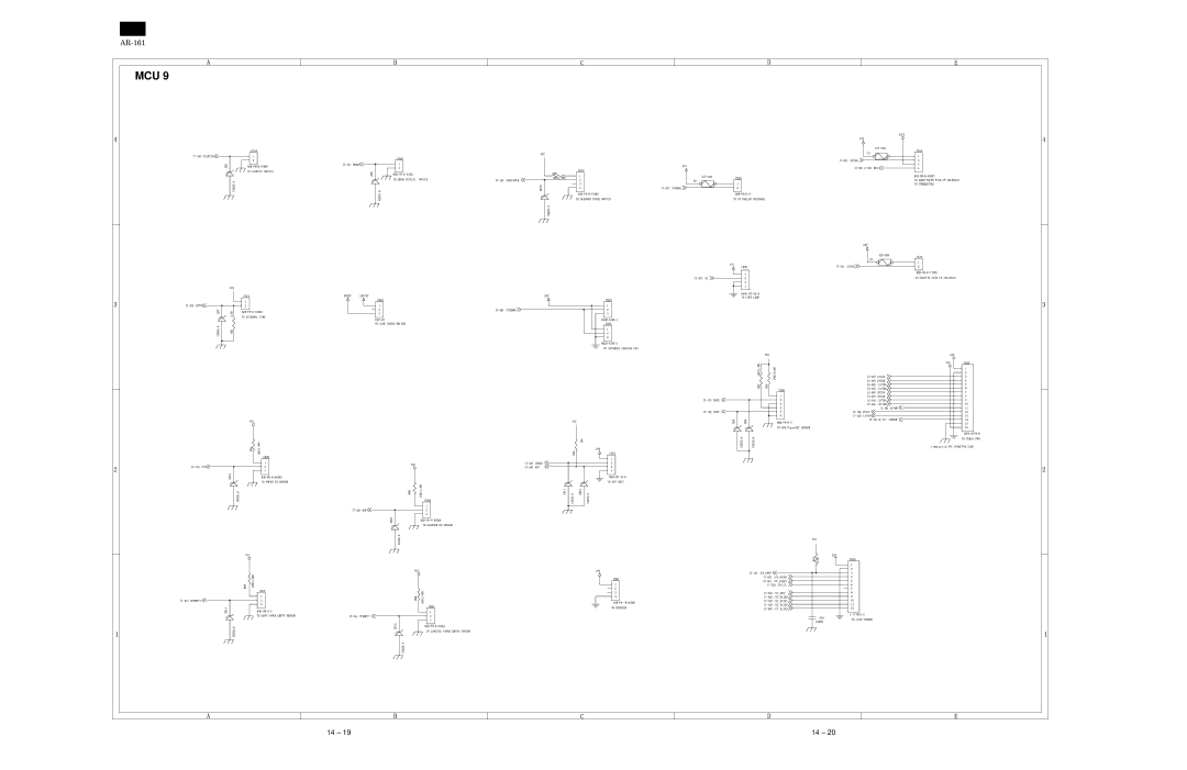 Sharp AR-161, AR-160 specifications Mcu 