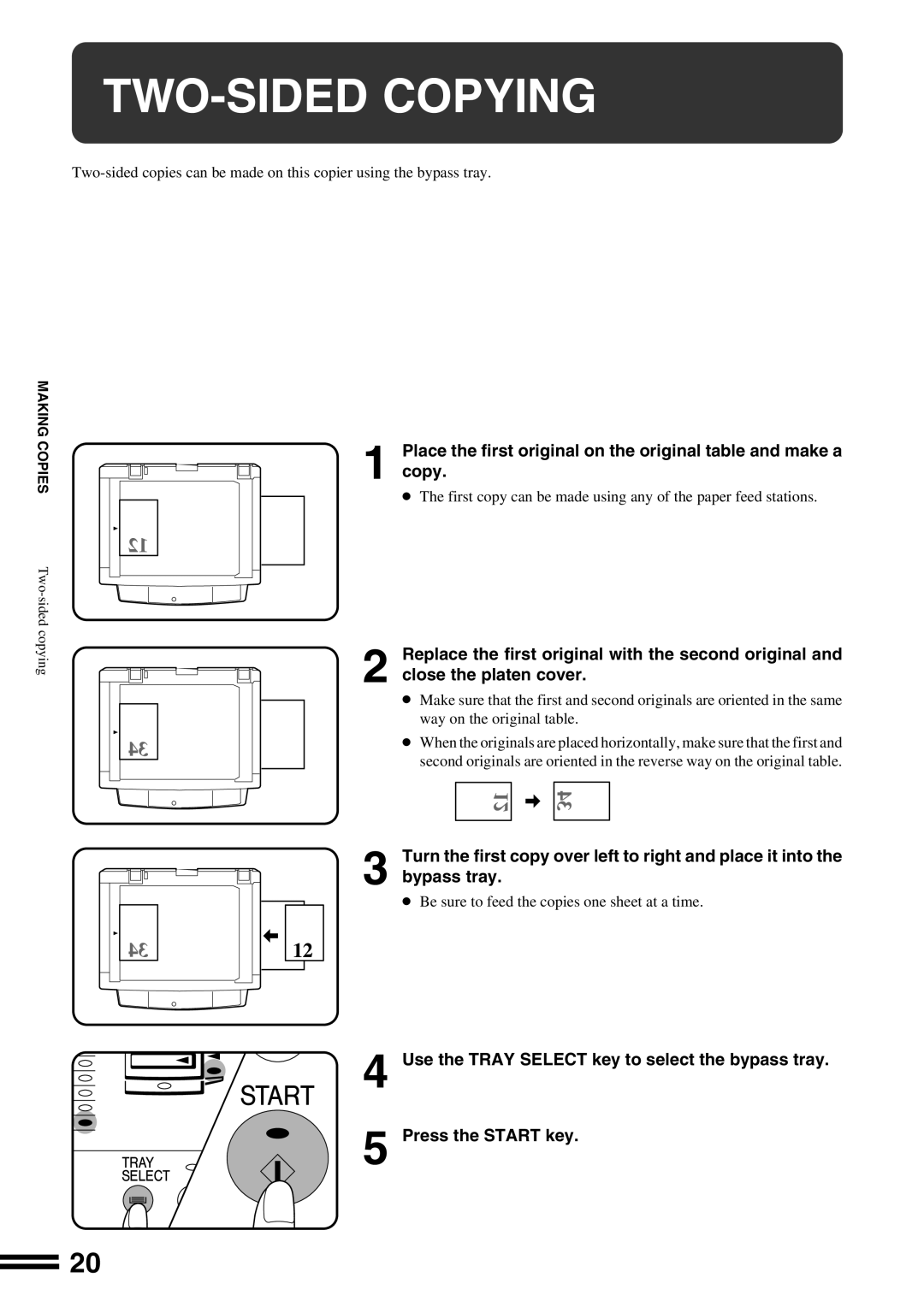 Sharp AR-162S operation manual TWO-SIDED Copying 