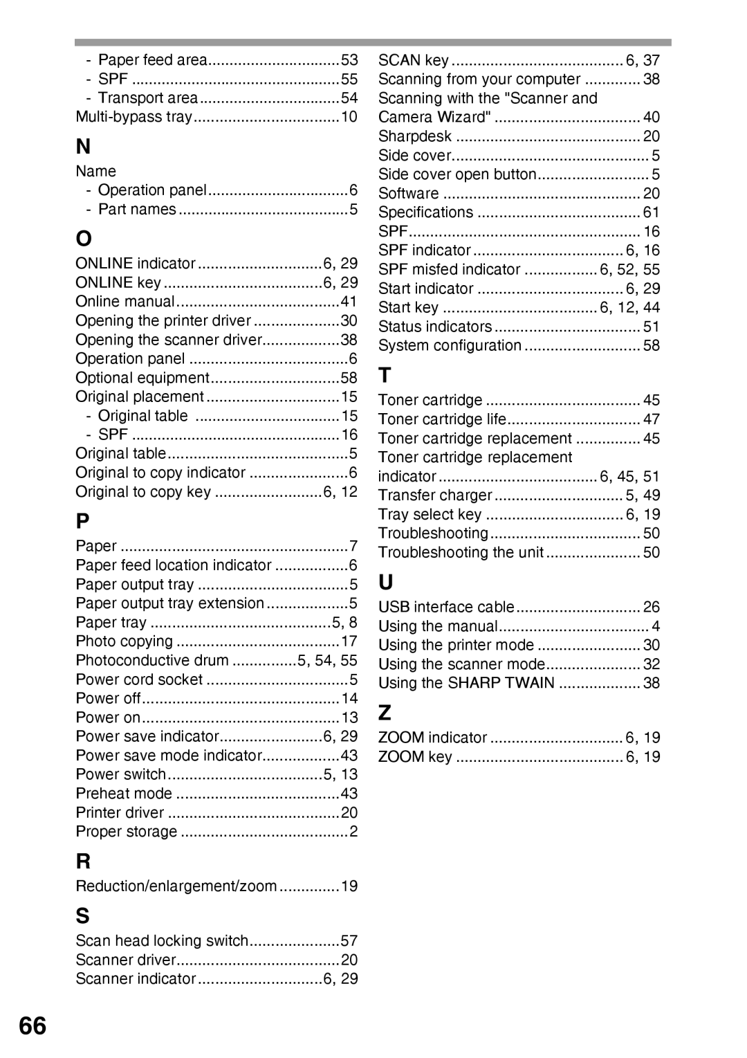 Sharp AR-203E manual Name 