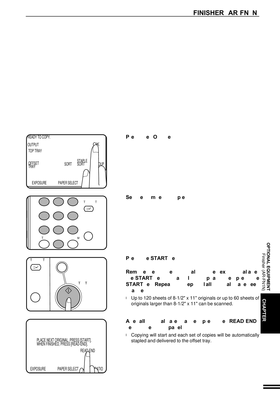 Sharp AR-287 manual Start key indicator lights up, and then press, Scanned 