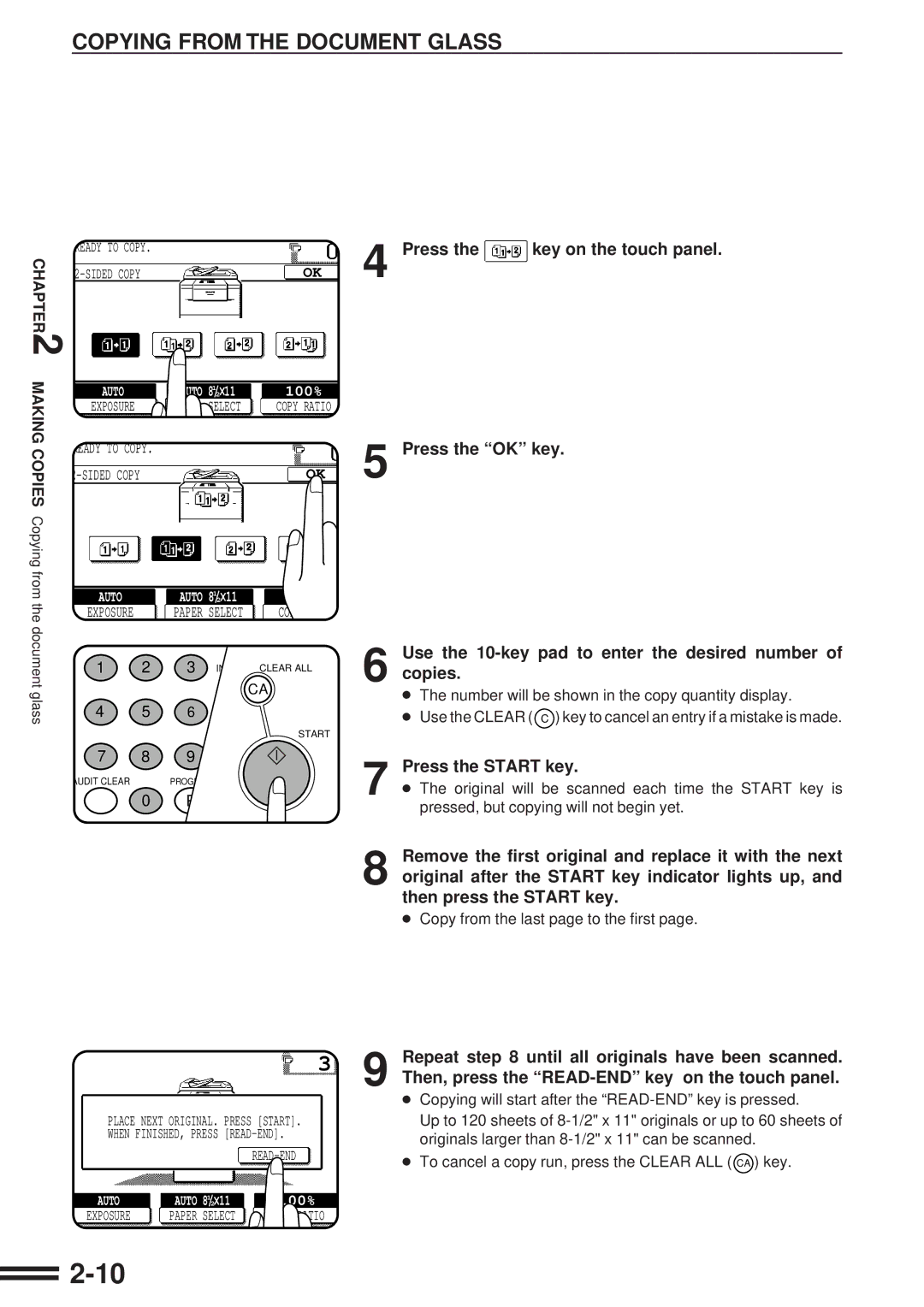 Sharp AR-287 manual Auto 