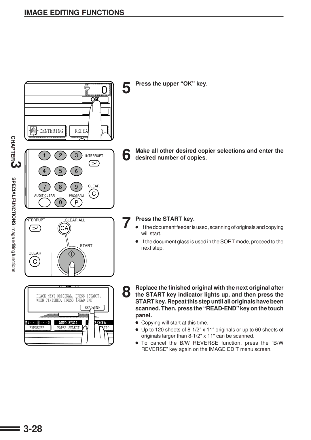 Sharp AR-287 manual Centering 