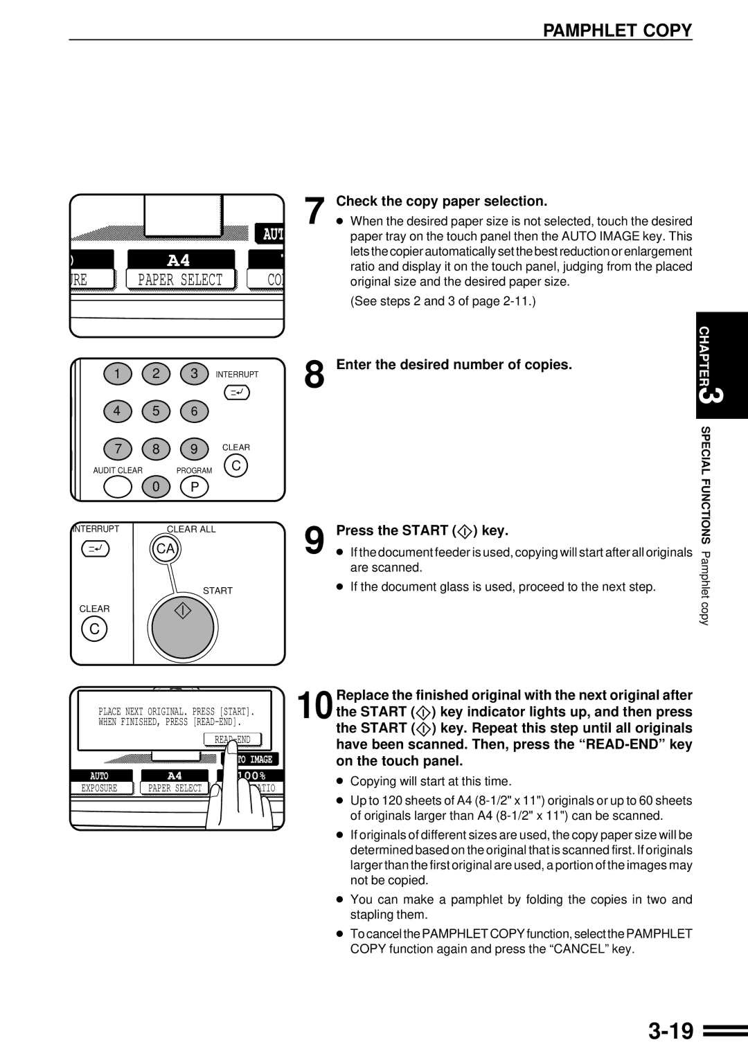 Sharp AR-507 operation manual Aut, Check the copy paper selection 