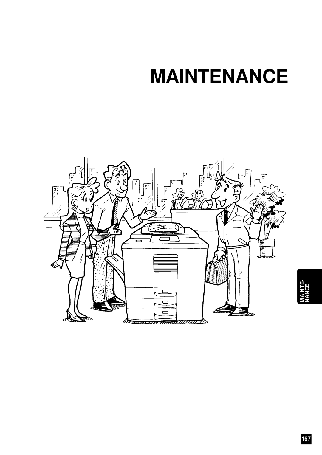 Sharp AR-650 operation manual Maintenance, 167 