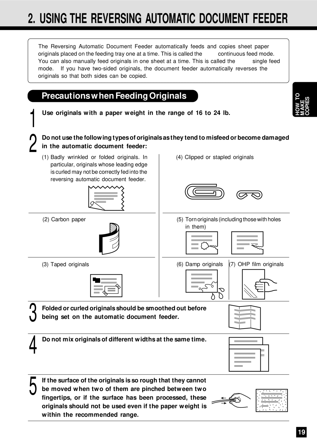 Sharp AR-650 operation manual Copies Make 