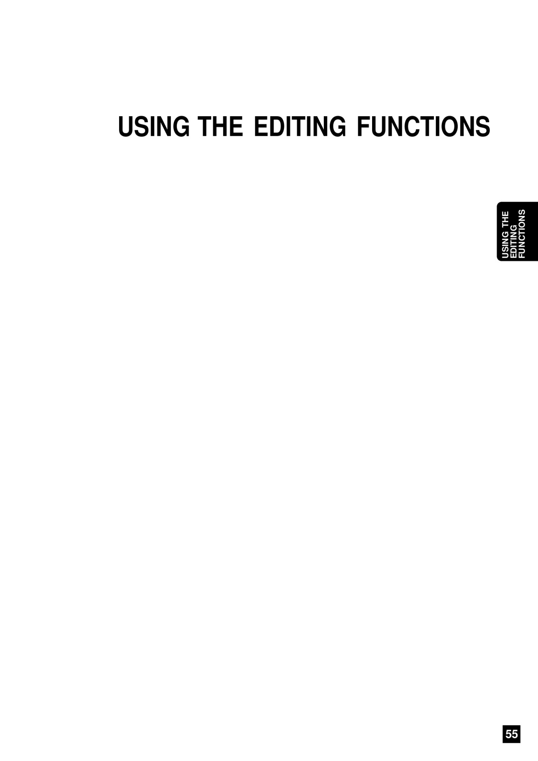 Sharp AR-650 operation manual Using the Editing Functions 