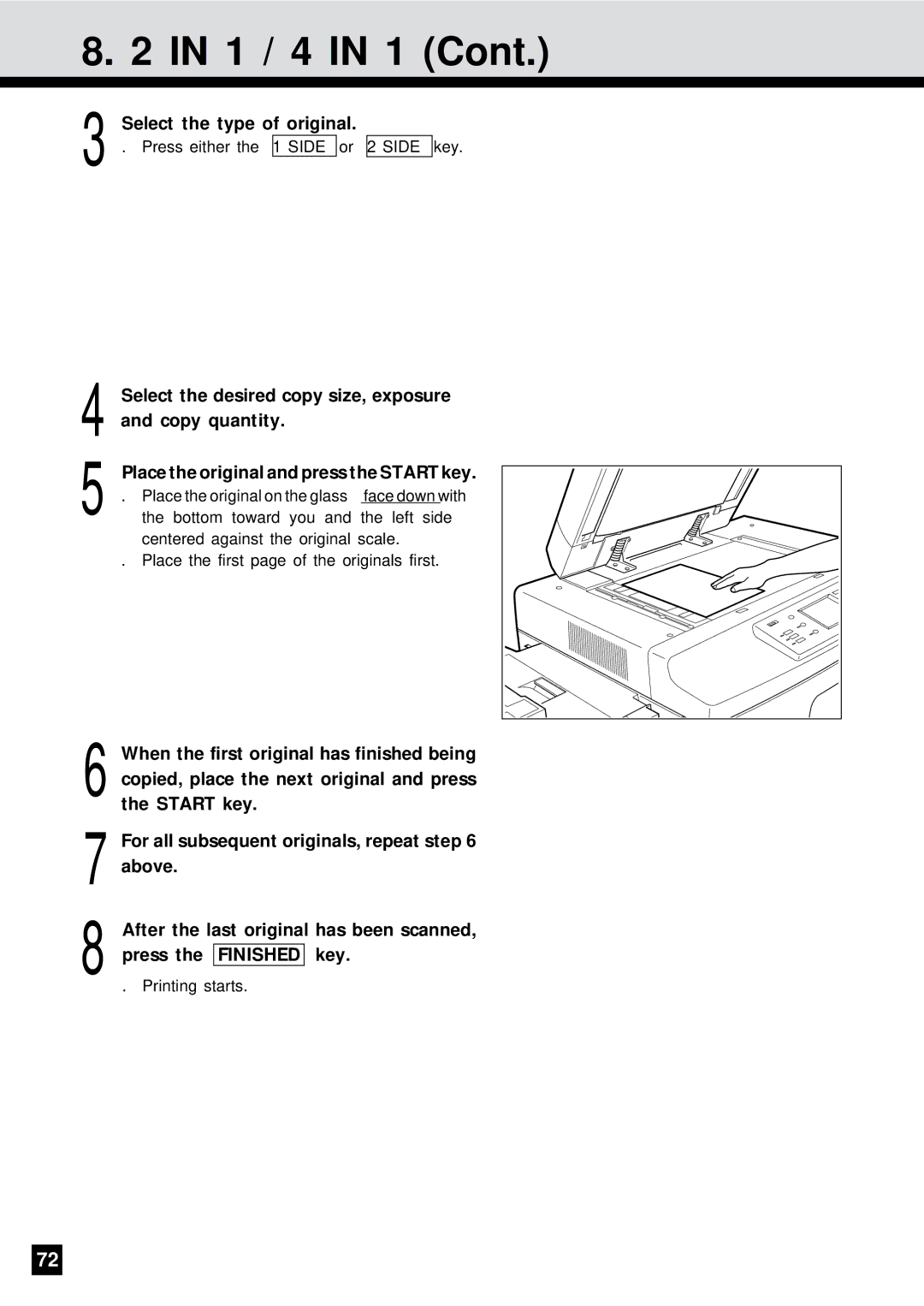 Sharp AR-650 operation manual Side 