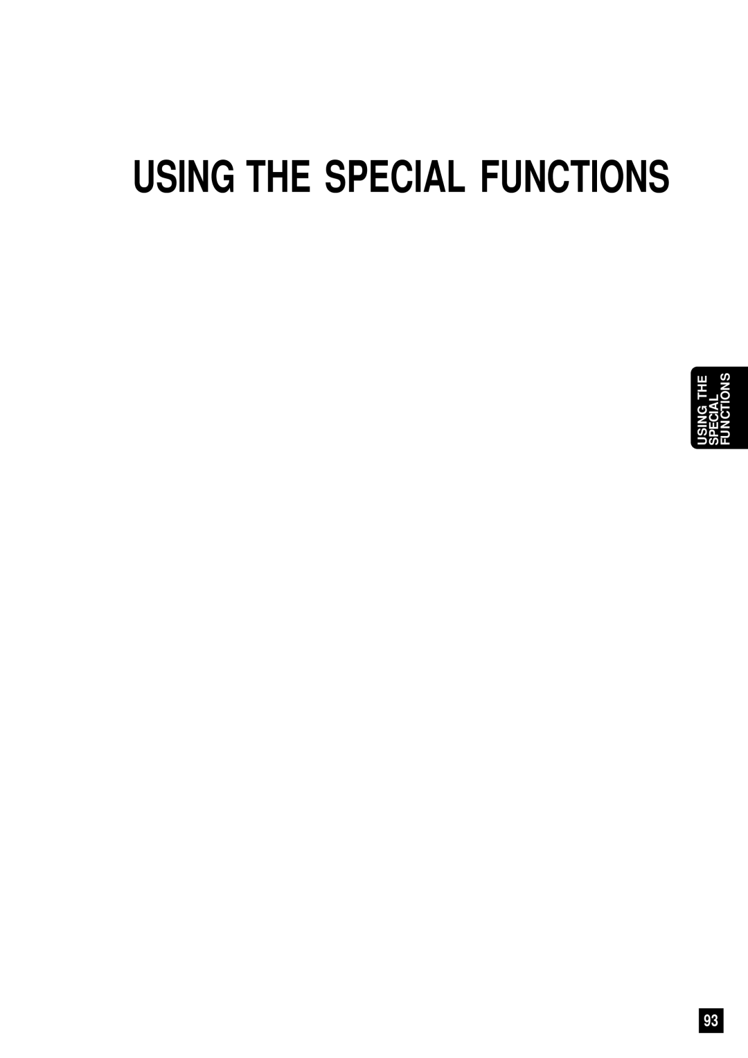 Sharp AR-650 operation manual Using the Special Functions 